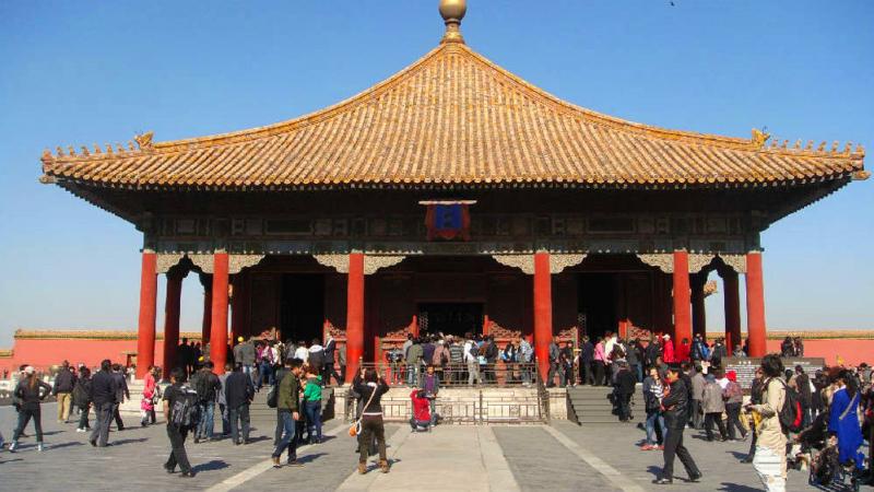 Zhonghe Palace of  Forbidden City
