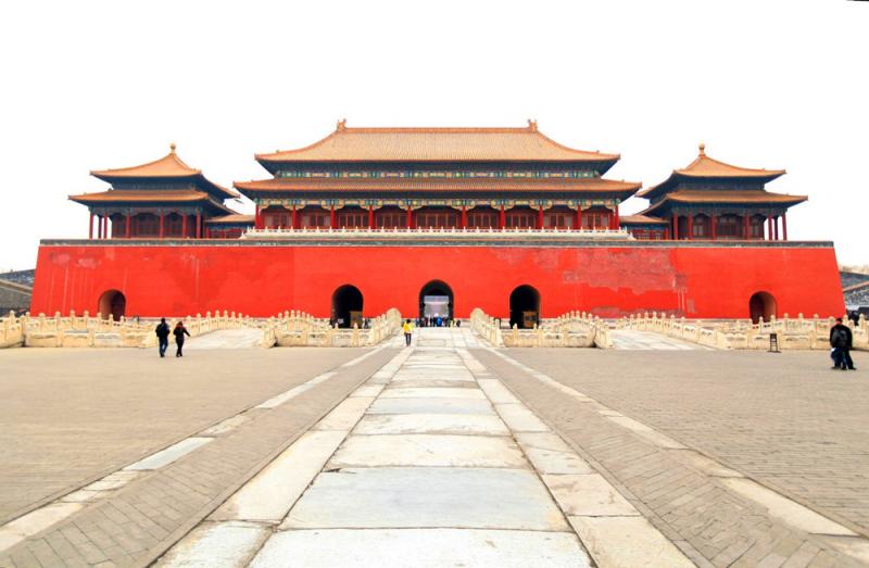 Taihe Gate of the Forbidden City,Beijing China