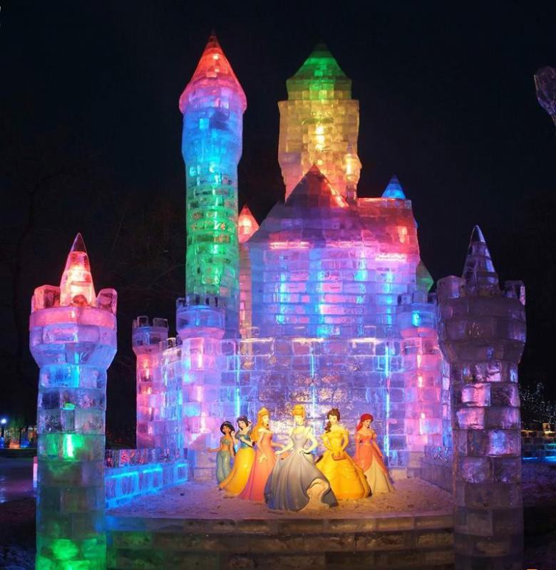 Ice Palace in Harbin Ice and Snow Festival