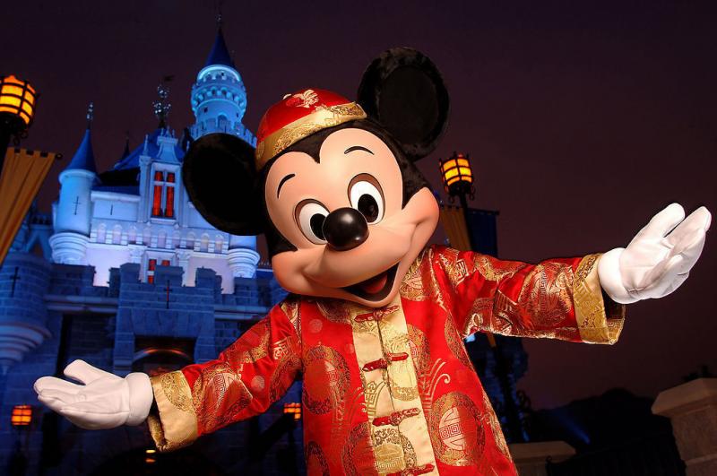 Micky Mouse in Hong Kong Disneyland