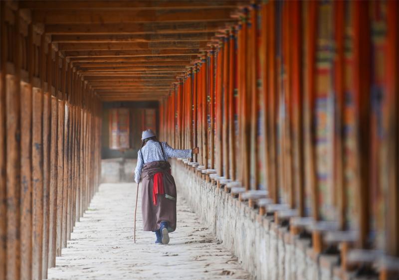 Labrang Monastery pilgrims