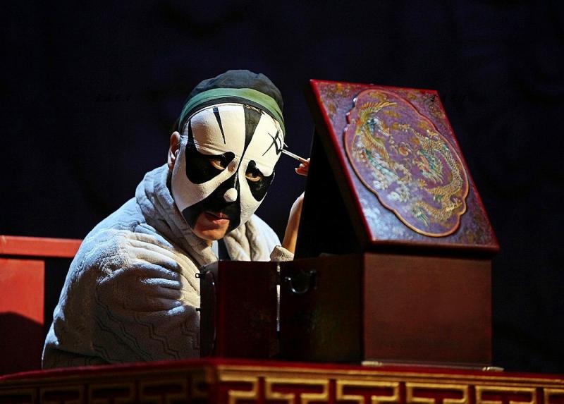 facial make-ups in Beijing Opera