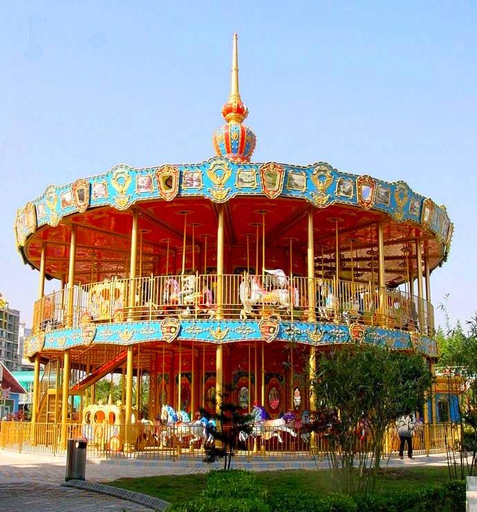 Double-story Merry-go-round Shanghai Jinjiang Park