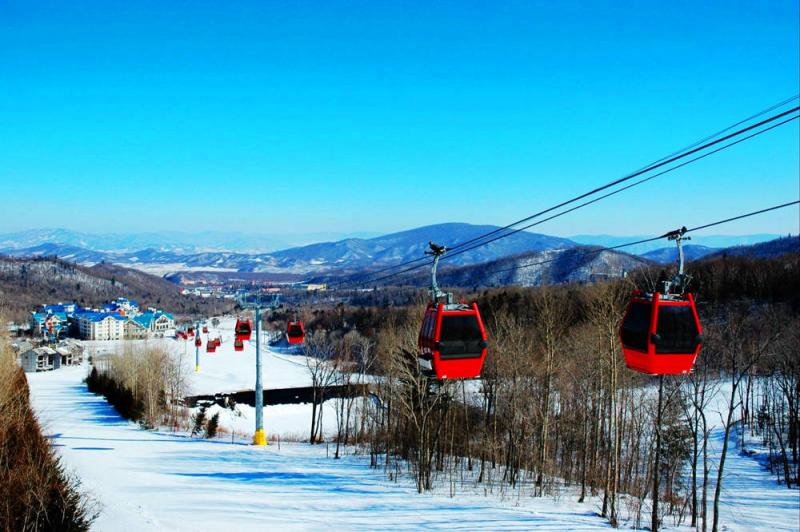 Cable Car Lifts at Yabuli Ski Resort