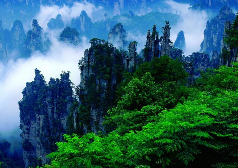 The Imperial Brush Peak on Zhangjiajie